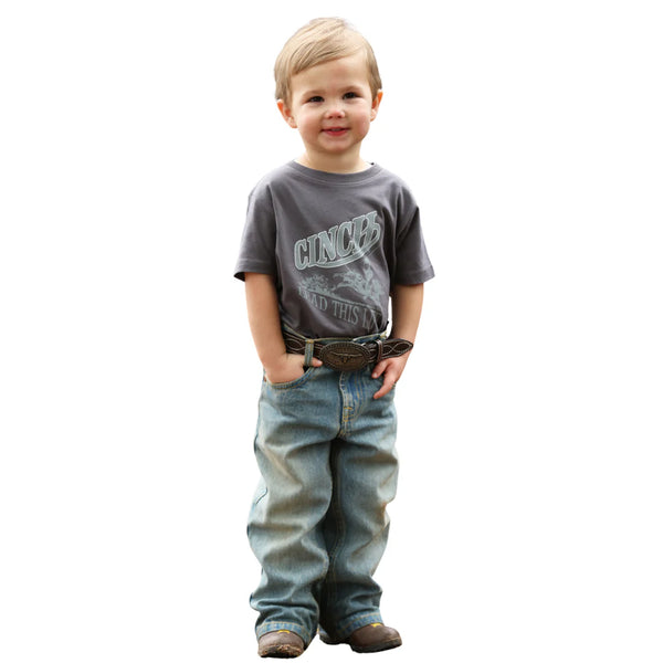 Cinch Boy's Toddler Charcoal Graphic T-Shirt MTT7671109