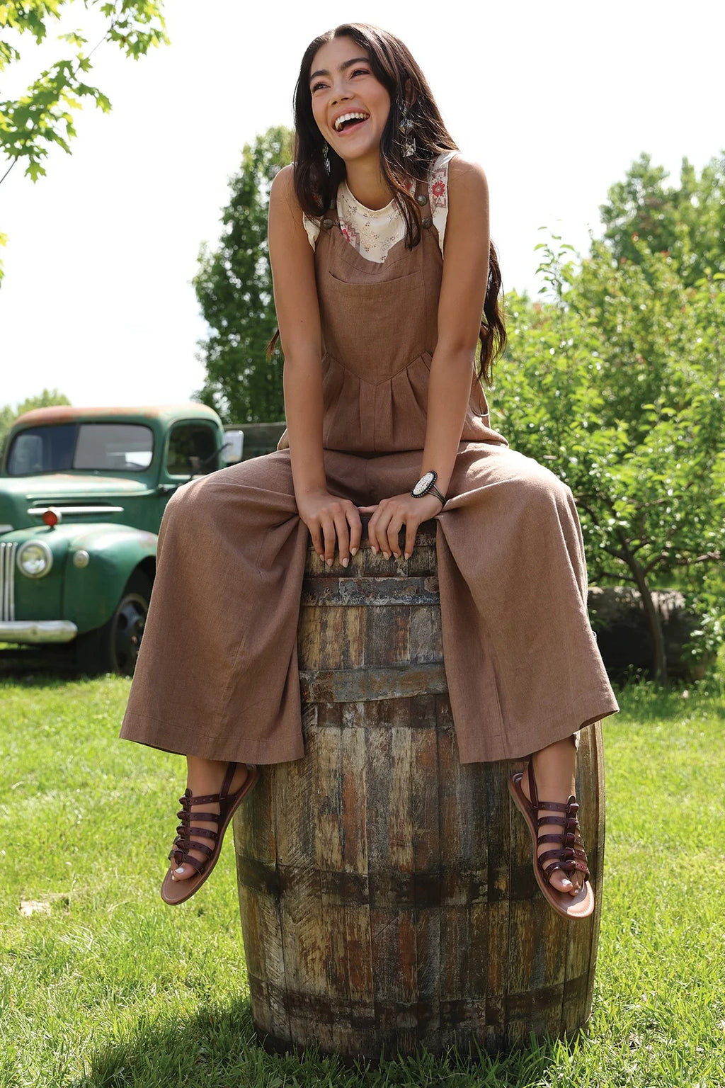 CRUEL CBU7540001 Women's Jumper Brown