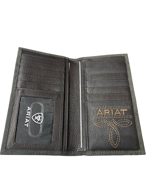 ARIAT RODEO BULLHIDE BLACK EMBROIDE - ACCESSORIES WALLET - A3556201