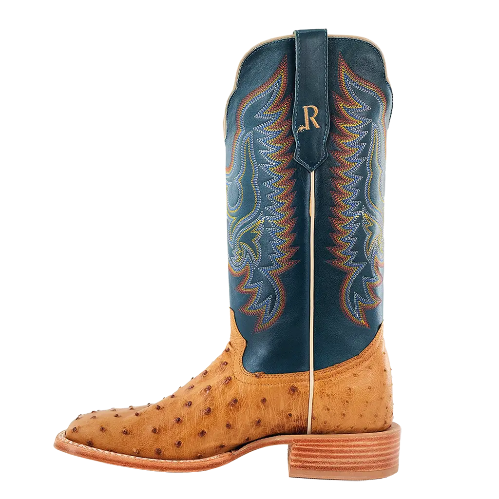Men’s R.Watson full quill ostrich boots RW4523-1