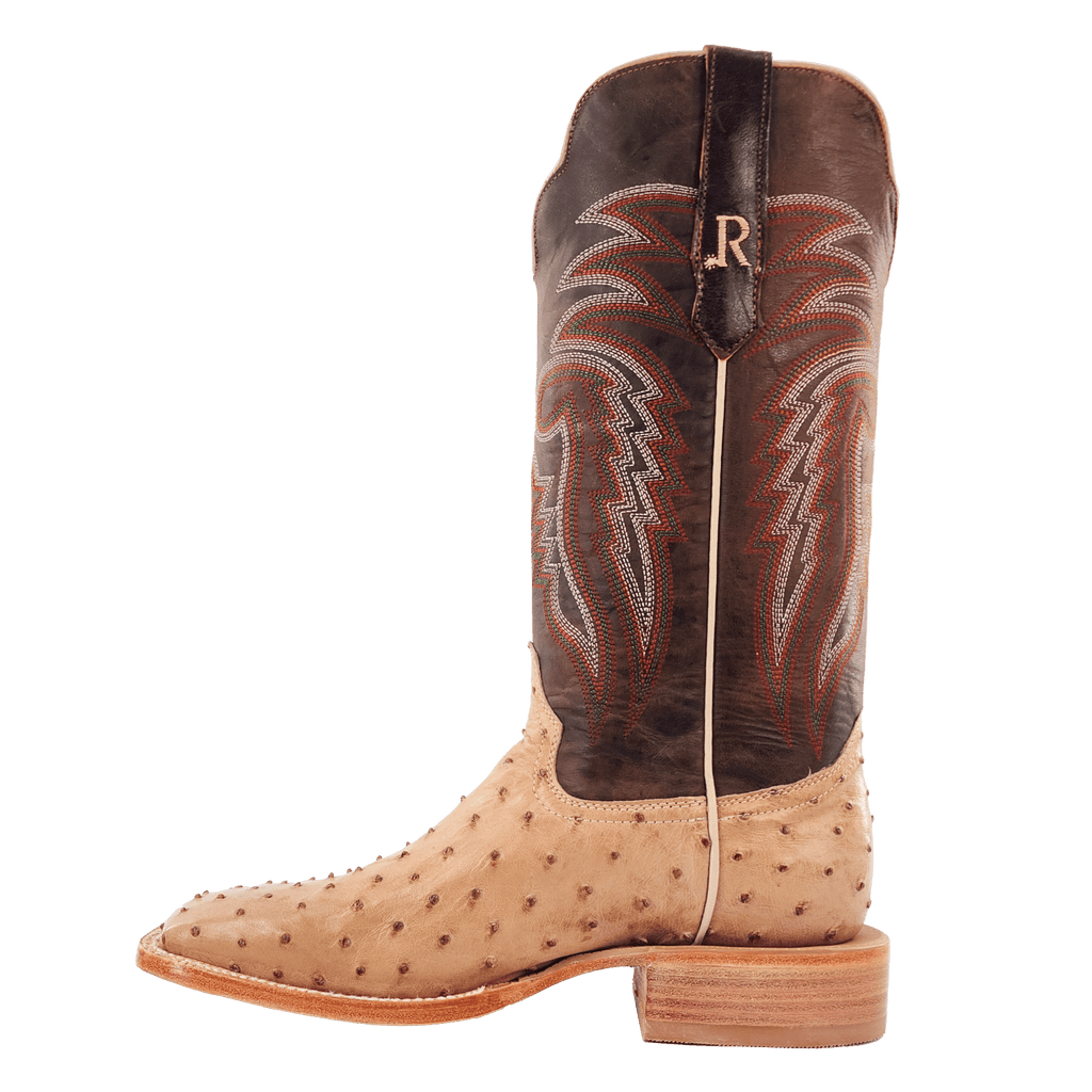 Men’s Full Quill Ostrich Wide Square 13