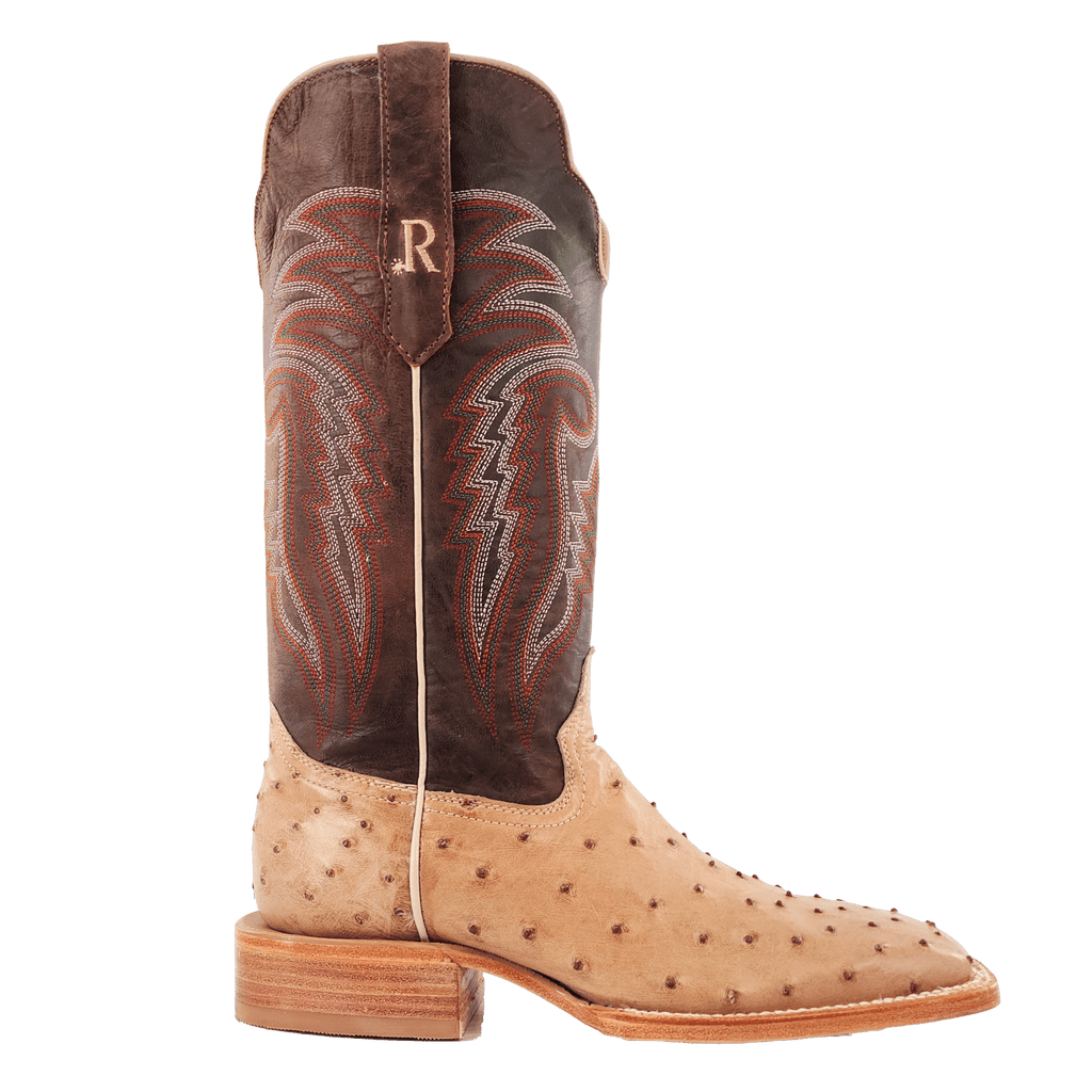 Men’s Full Quill Ostrich Wide Square 13