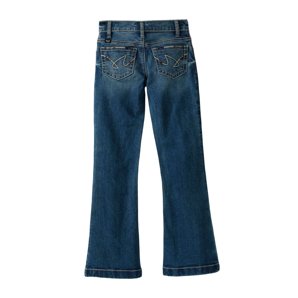 Girl's Violet Medium Stone Wash Denim Jeans CB23061007