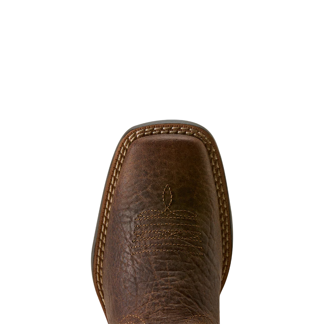 Ariat Youth Driftwood Earth Wide Square Toe Western Boot 10080273