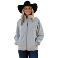 Cinch Ladies Grey Full Zip Jacket MAJ7922001