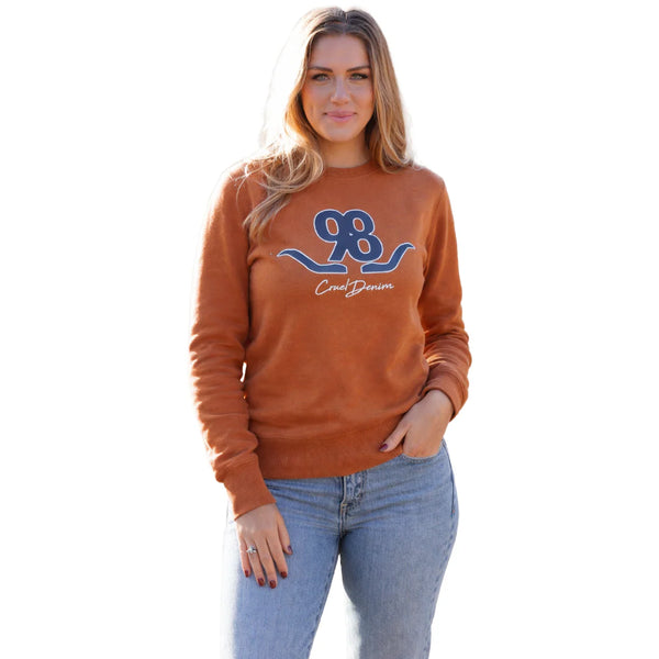 Cruel Denim Ladies Brown Sweatshirt CWK7500003