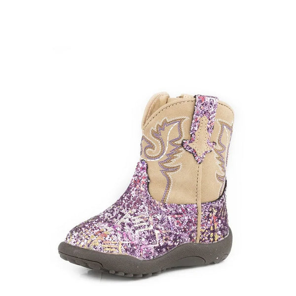 Roper Western Boots Girls Cowbabies Aztec Glitter 09-016-1225-3361