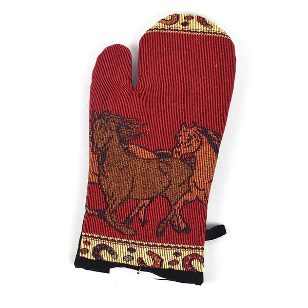 14007 RUNNING HORSE OVEN MITT