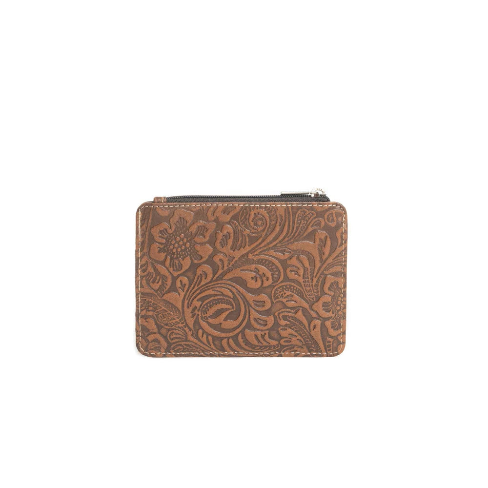 Wonder Trail Credit Card Wallet In Caramel S-11425