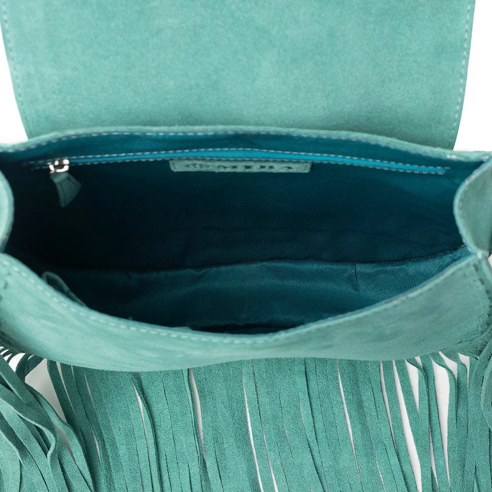 S-12996 MYRA MOJAVE MEADOW LEATHER BAG IN DUSTY JADE