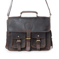 S-14300 MYRA DUST CREEK LEATHER LAPTOP BAG IN SADDLE EMBER