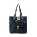S-14306 MYRA DESERT TRAIL TOTE BAG IN MIDNIGHT COAL
