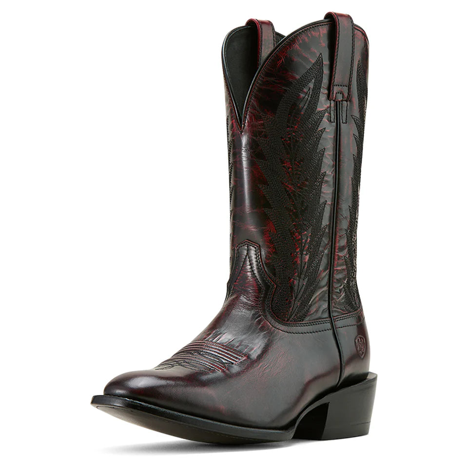 ARIAT WILLIE BLACK CHERRY COWBOY BOOT 10061141