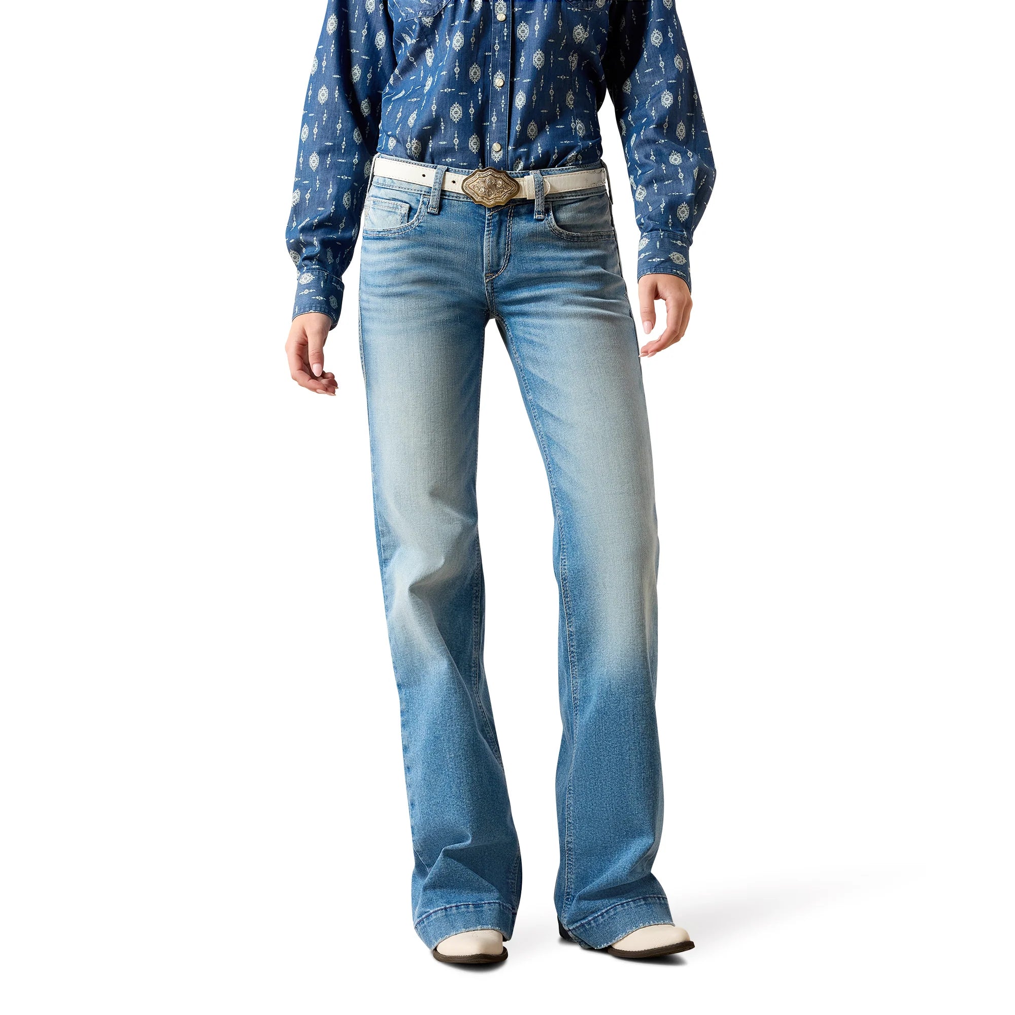 Ariat Ladies Mid Rise Clara Yuba Trouser Bootcut Jeans 10072961