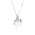SP1102 Kelly Herd Small Barrel Racing Pendant - Sterling Silver