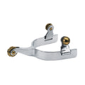 Ladies' Roping Spurs with Plain Band with Rosebud Rowel  25514-53-01