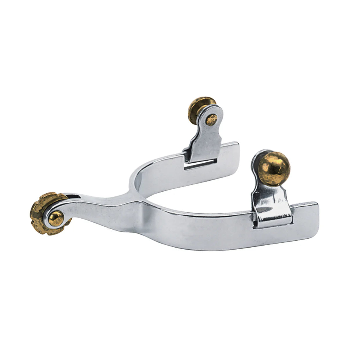 Ladies' Roping Spurs with Plain Band with Rosebud Rowel  25514-53-01