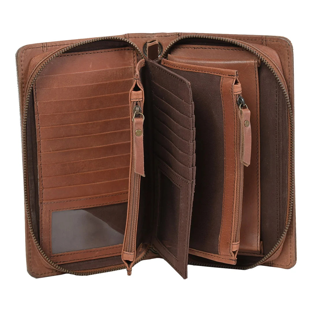 COWHIDE EVIE ORGANIZER STS31376