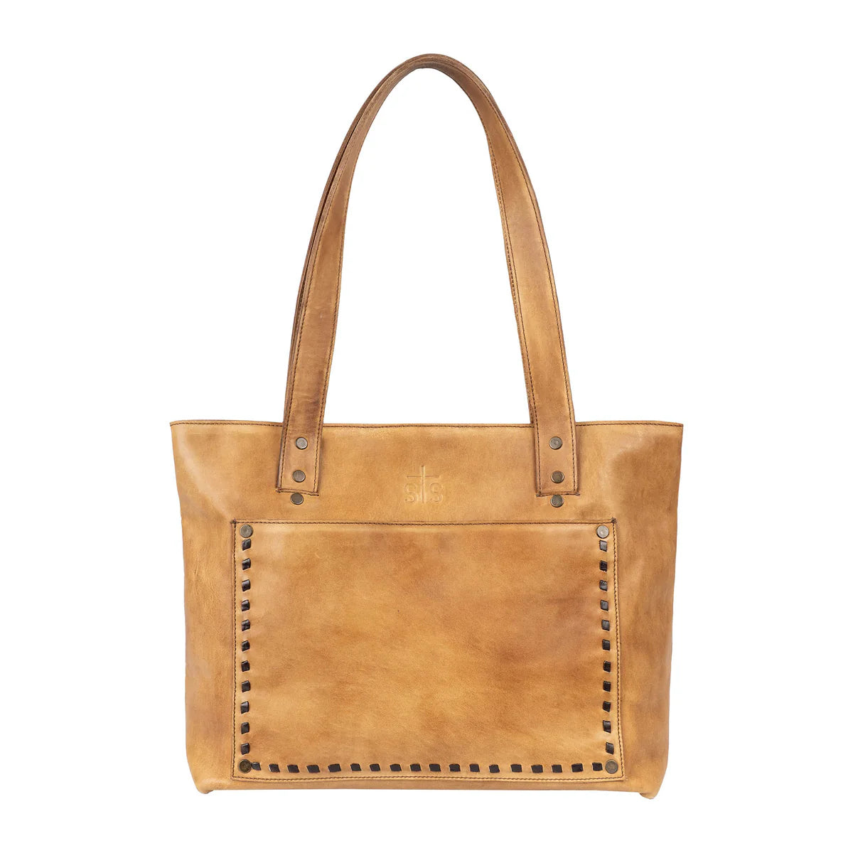 STS32443 BANDERA TAN SIMPLE TOTE