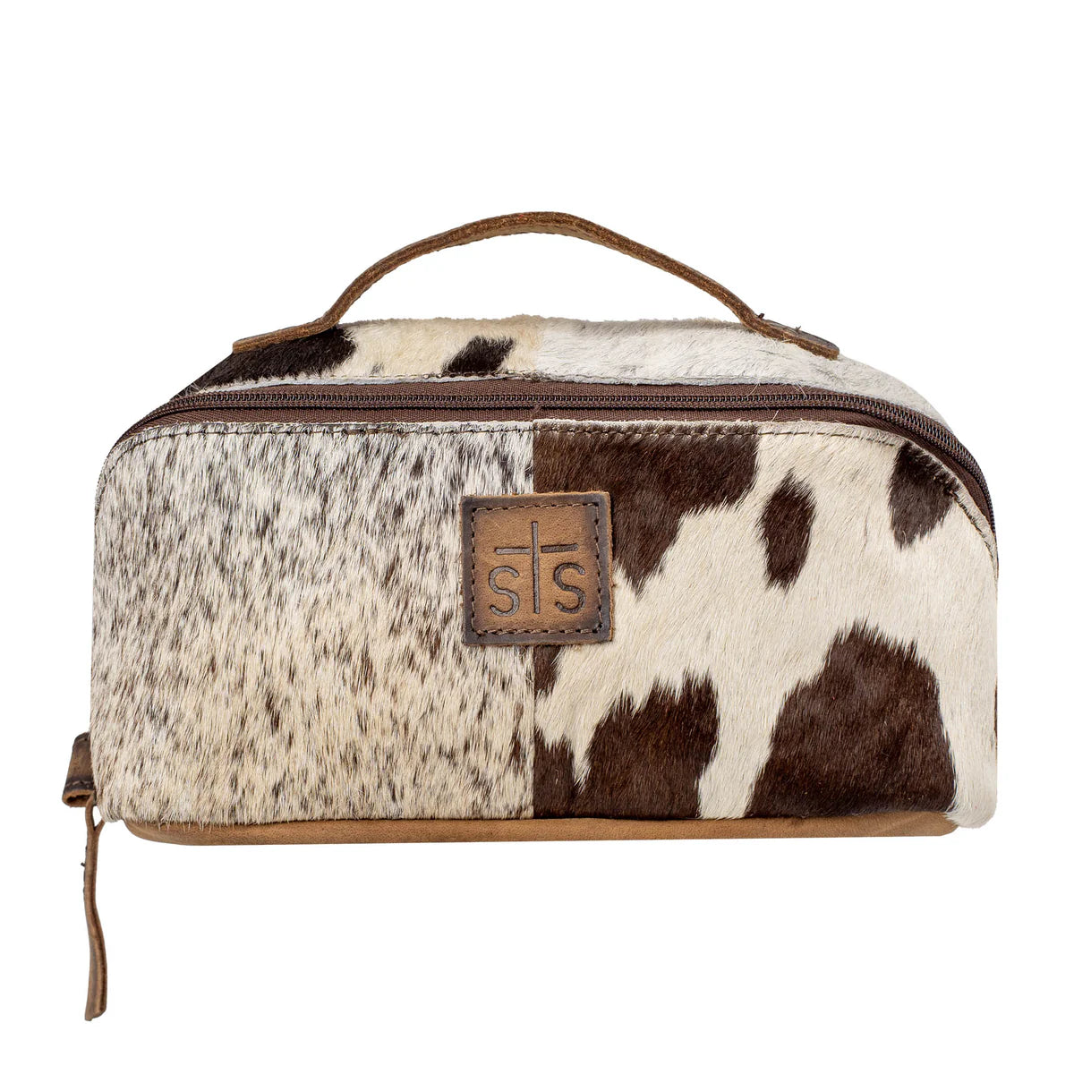 STS33928 Cowhide Elise Makeup Bag