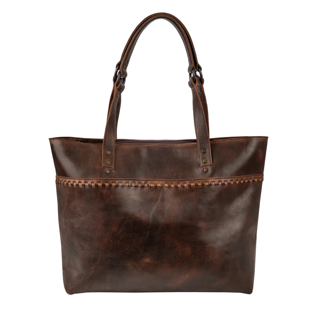 STS Ranchwear BANDERA CHOCOLATE CARRY-ALL TOTE STS34011