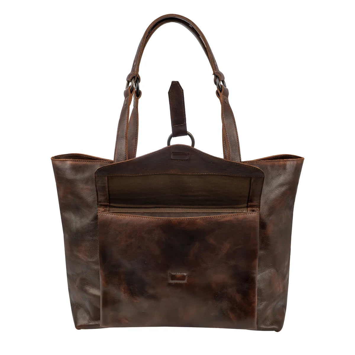 STS Ranchwear BANDERA CHOCOLATE CARRY-ALL TOTE STS34011