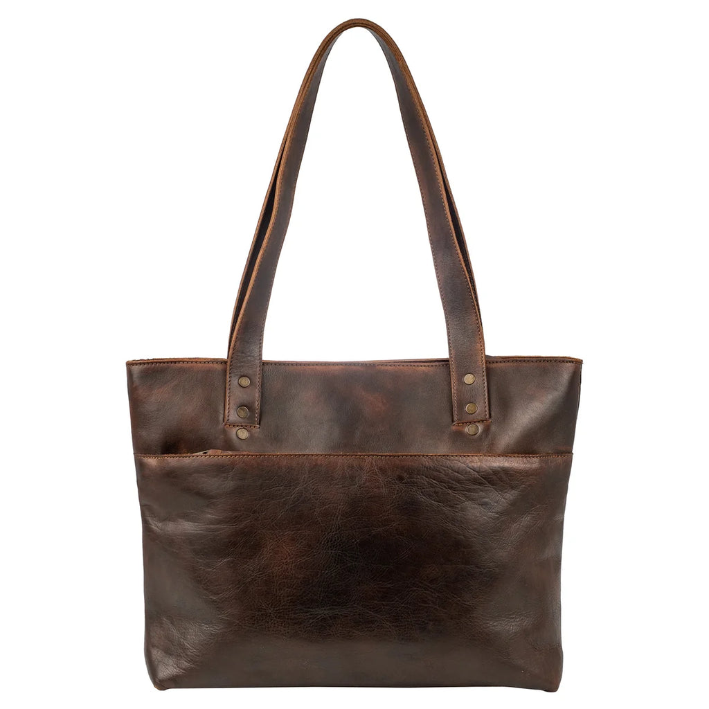 STS Ranchwear BANDERA CHOCOLATE SIMPLE TOTE STS34013