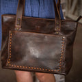 STS Ranchwear BANDERA CHOCOLATE SIMPLE TOTE STS34013