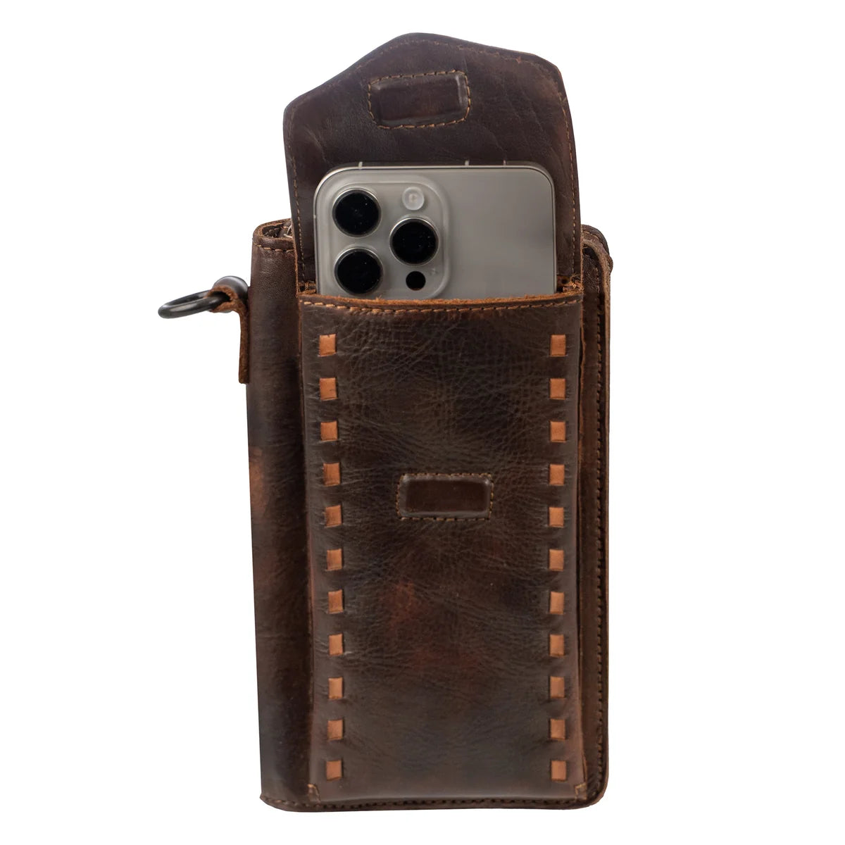 STS Ranchwear BANDERA CHOCOLATE QUICKDRAW CROSSBODY WALLET STS34014