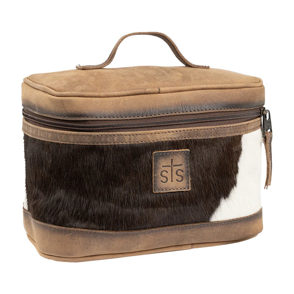 STS38082 COWHIDE TRAIN CASE