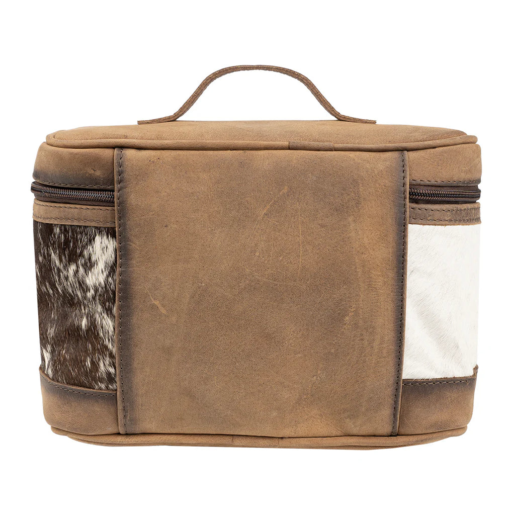 STS38082 COWHIDE TRAIN CASE