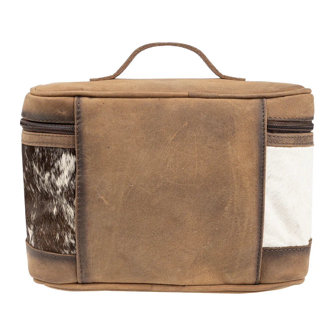 STS38082 COWHIDE TRAIN CASE