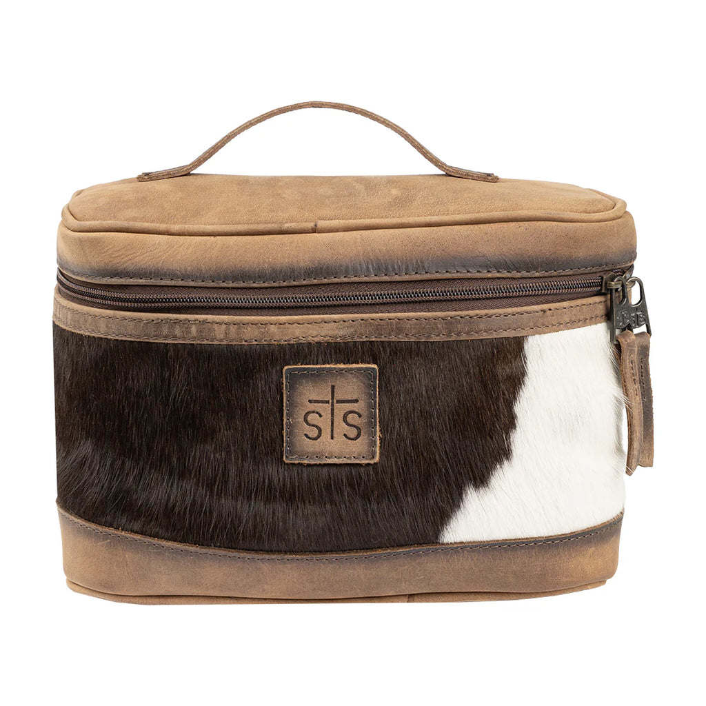 STS38082 COWHIDE TRAIN CASE