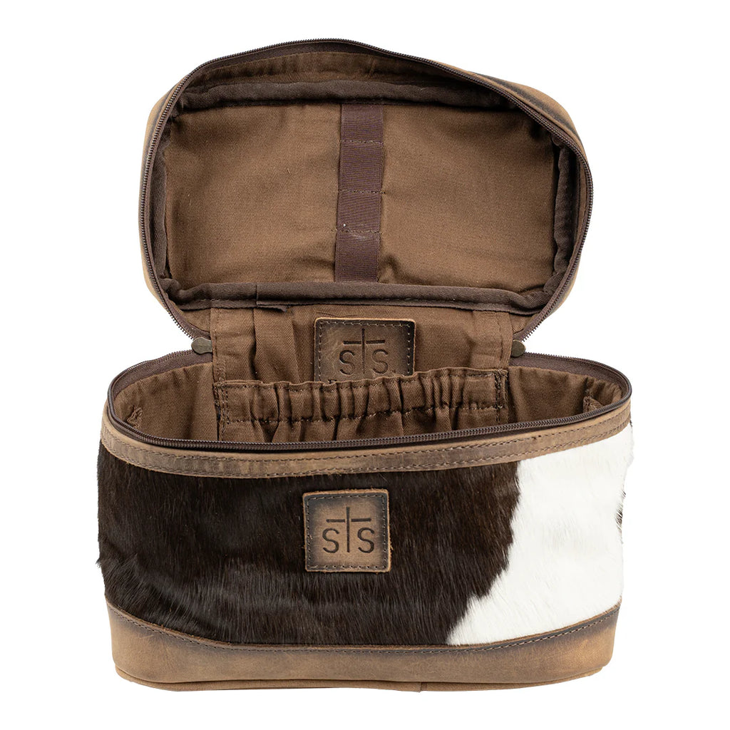 STS38082 COWHIDE TRAIN CASE