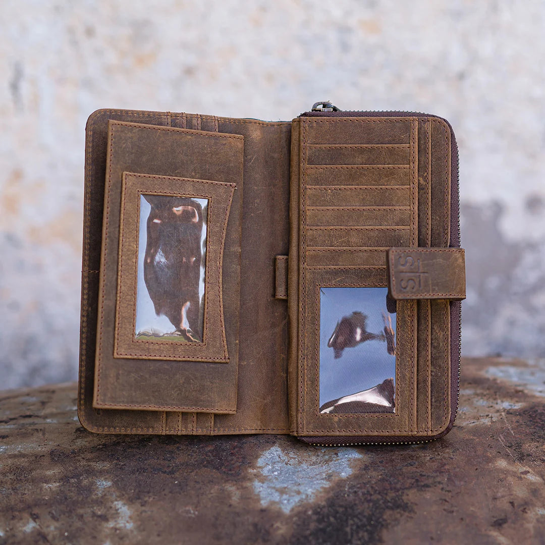 COWHIDE CHELSEA WALLET STS60377