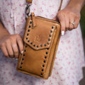 STS62442 BANDERA TAN QUICKDRAW CROSSBODY WALLET