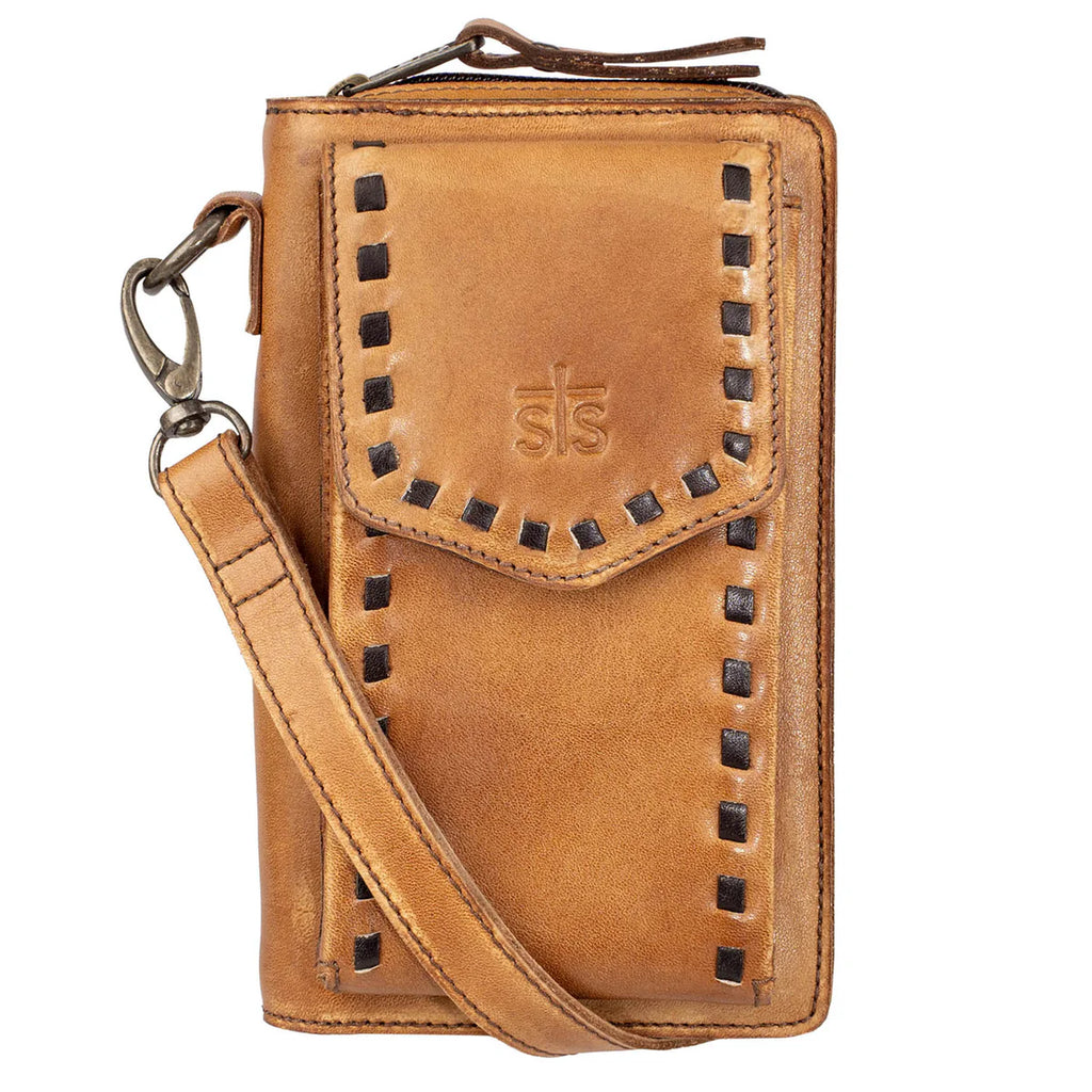 STS62442 BANDERA TAN QUICKDRAW CROSSBODY WALLET