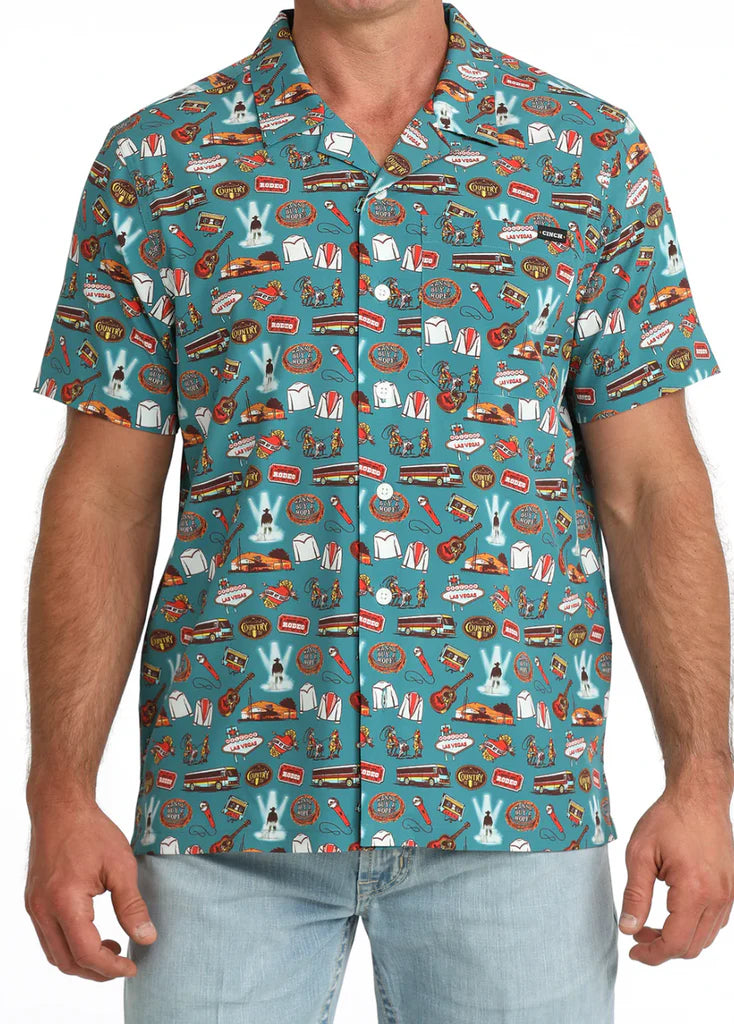 Cinch Camp Shirt Mens MTW1401055