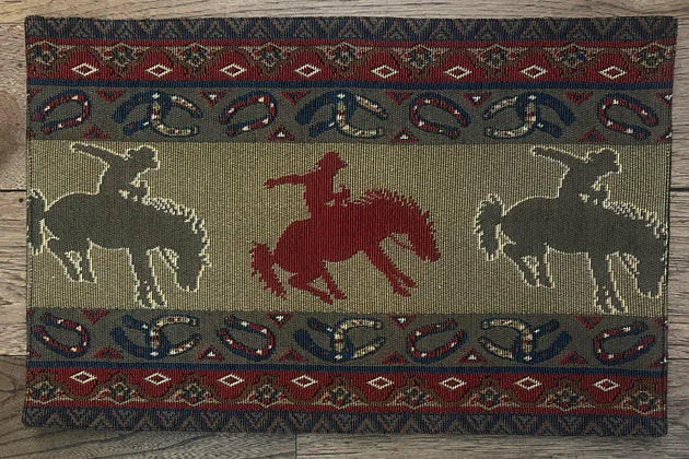 broncs jacquard  Placemat 11044