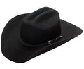 M&F Western Black Wool Men's Twister Cowboy Hat T7101001