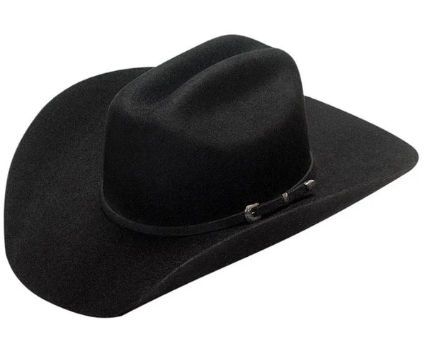 M&F Western Black Wool Men's Twister Cowboy Hat T7101001