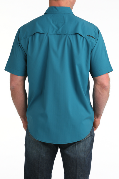 CINCH TEAL ARENAFLEX SHIRT MTW1723004