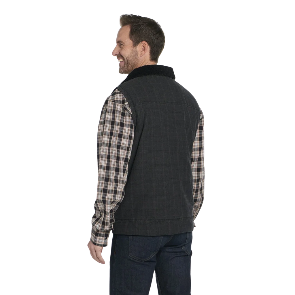 CRIPPLE CREEK MEN'S ENZYME COATED GALAXY BLACK VEST CW1654
