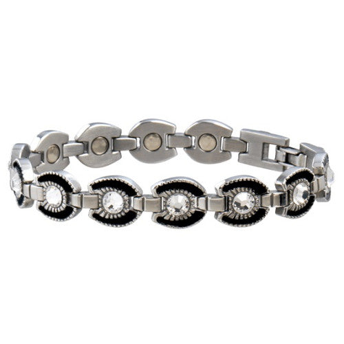 Sabona 21465 Ladies Gem Horseshoe Magnetic Bracelet