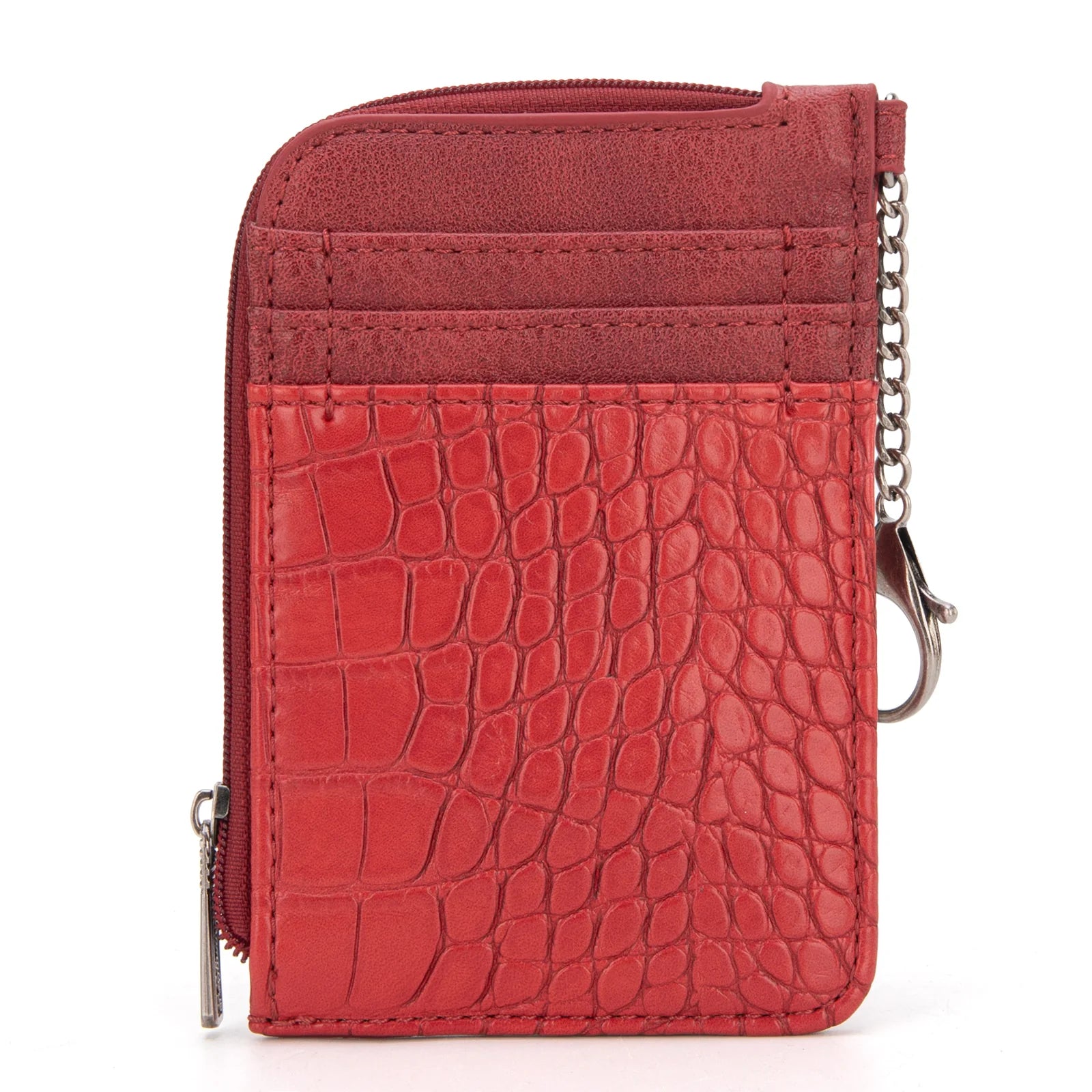 WG102-W005 Wrangler Wrangler Croc Print Mini Zip Card Case