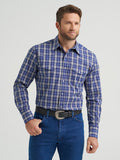 112369434 WRANGLER WRINKLE RESIST PLAID