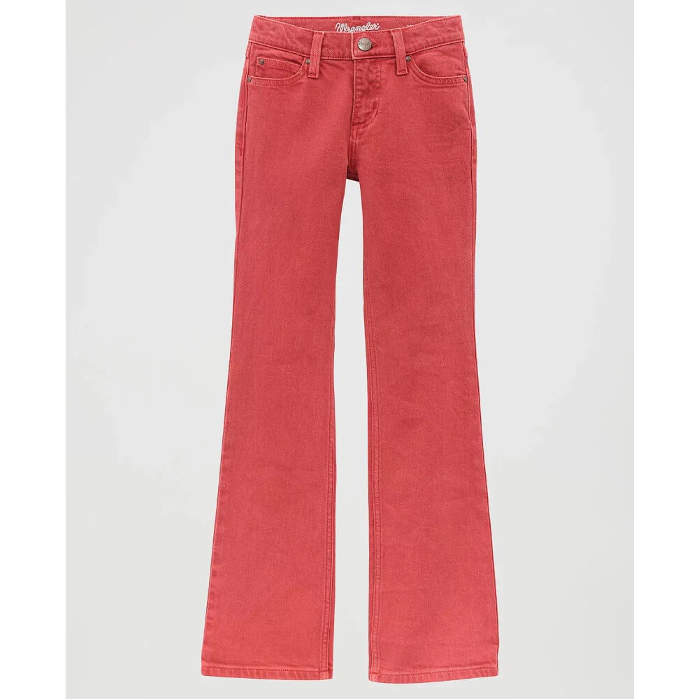 Girls Retro Vibrant Bootcut Jeans  112371945