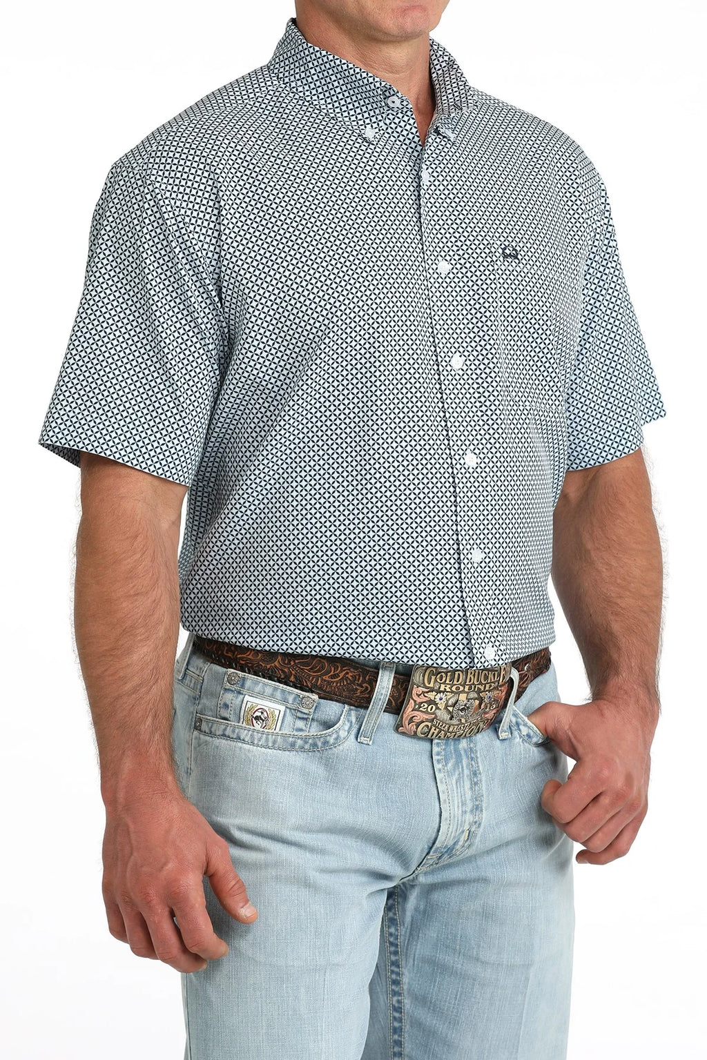 CINCH MTW1704171 Men's S/S Arenaflex Light Blue