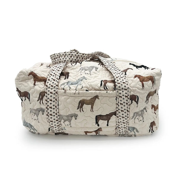 Meadow Herd Linen Weekender Duffle Bag