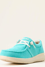 Womens Ariat Turquoise Corduroy Hilo Shoe 10053702